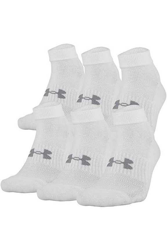 Adult Cotton Low Cut Socks, 3-Pairs , White 2 , Shoe Size: Mens 4-8, Womens 7-9