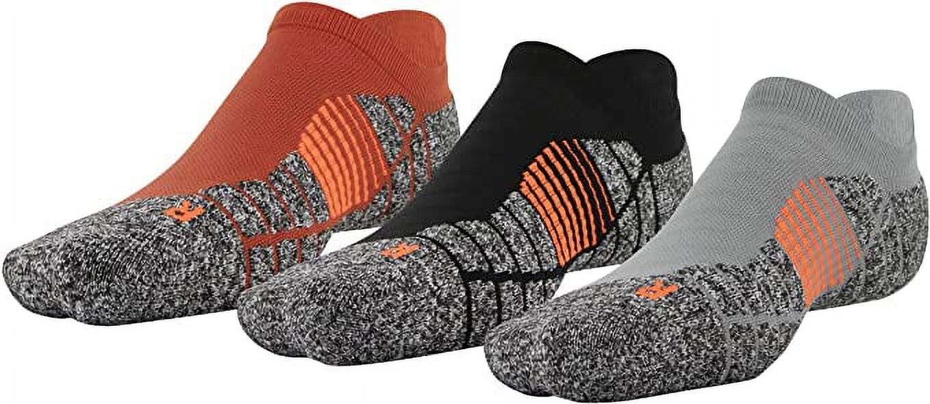 Under Armour Adult Elevated+ Performance No Show Socks, 3Pairs