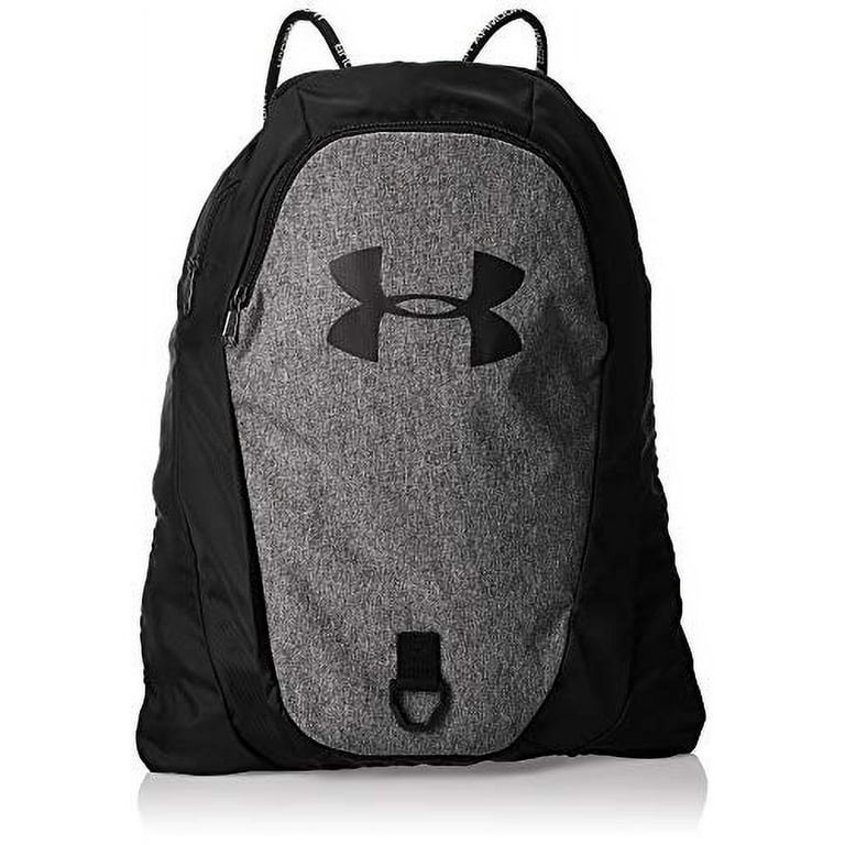 Under Armour Adult Undeniable 2.0 Drawstring Gym Bag Sackpack Black/Gray
