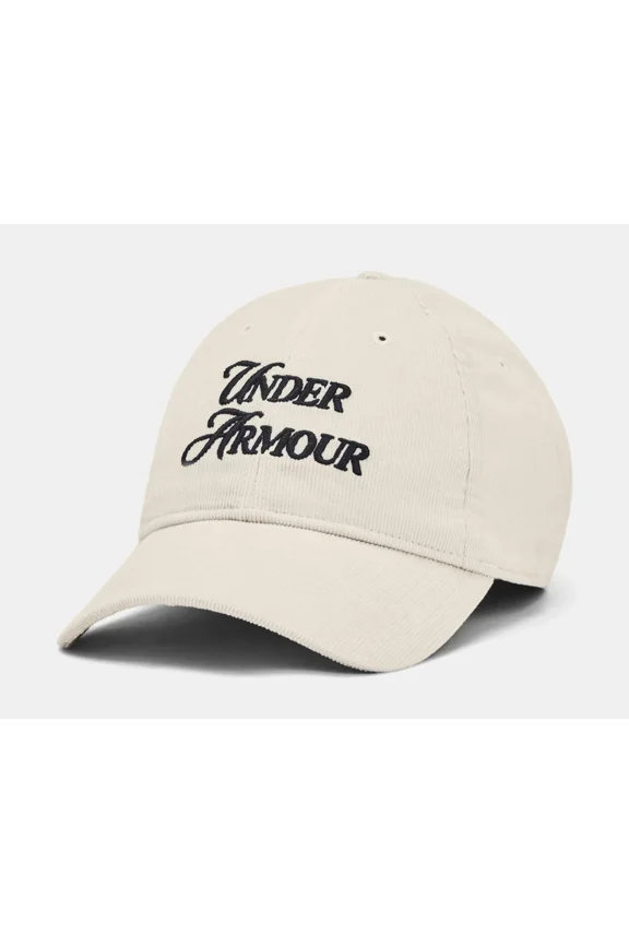 Adult Unisex Sportstyle Corduroy Adjustable Hat 1386628-110 Submit White OSFM