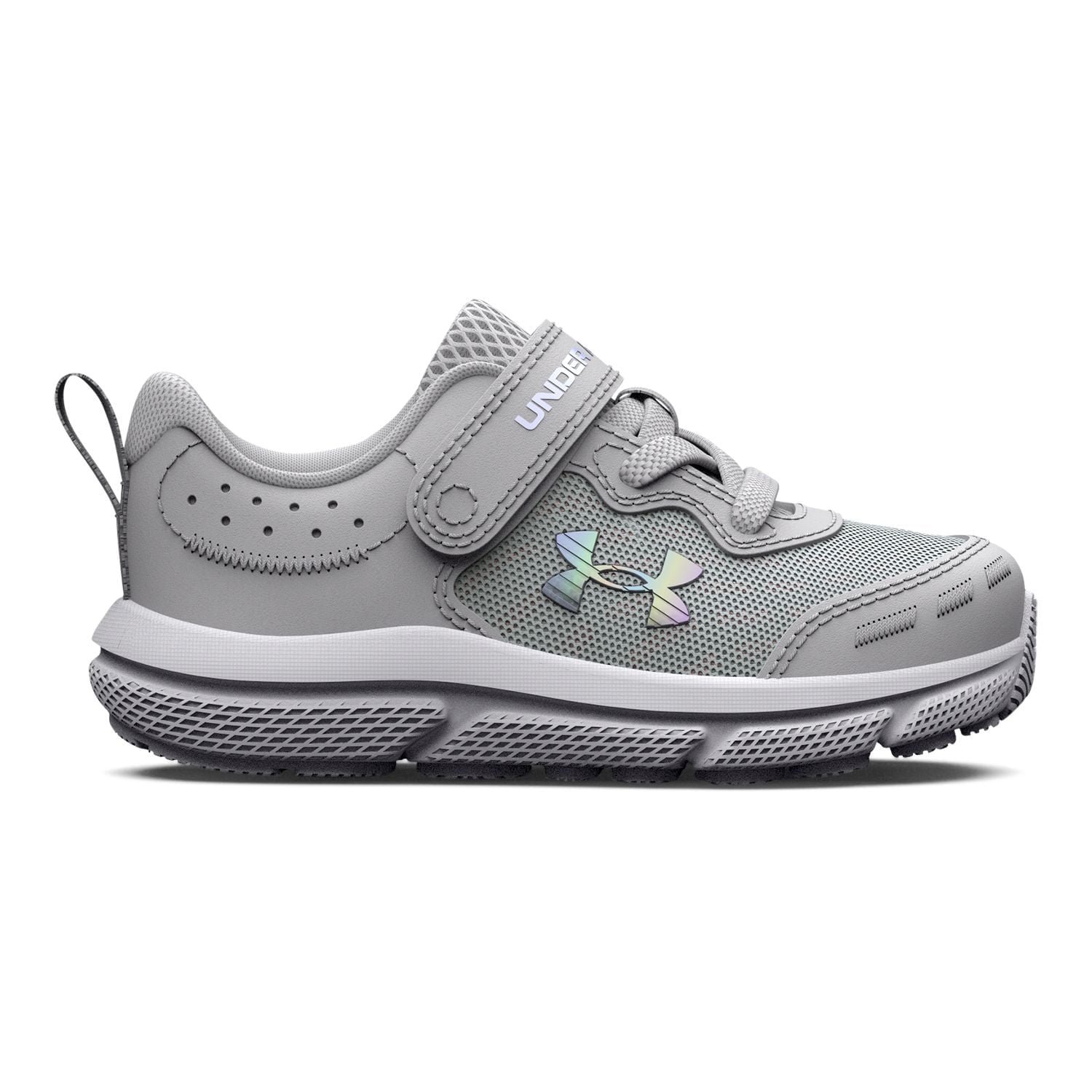 Under Armour GINF Assert 10 AC Toddler Girls Running Shoe 3026191 100 Grey Walmart Business Supplies