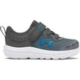 thumbnail image 1 of Under Armour Assert 10 AC Toddler Boys' (5-10) Running Shoe Grey | 3026184 106, 1 of 5