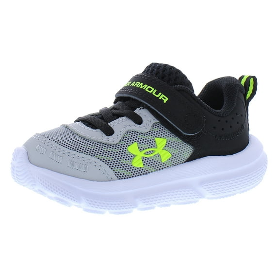Under Armour Assert 10 Alternate Closure Infant/Toddler Shoes Size 6, Color: Mod Grey/Black/High Vis Yellow