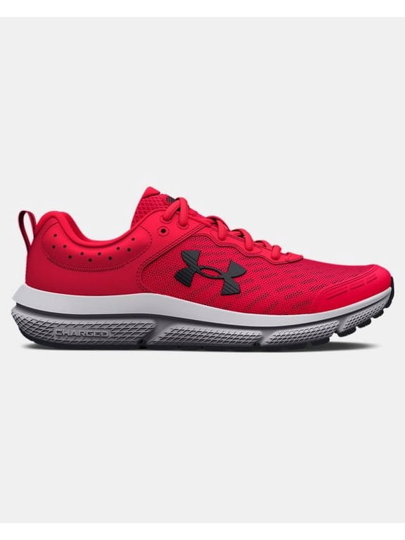 Big Kids Asserts Running Shoes,Red/Black, 4 US