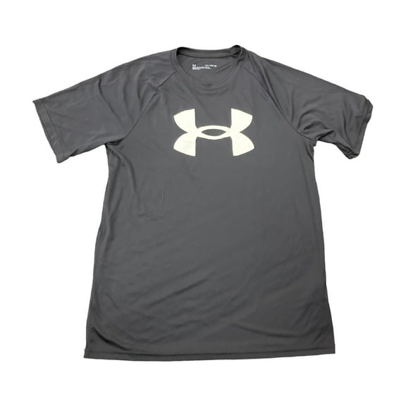 Under Armour Boy's Big Logo Short Sleeve Super Soft T-Shirt, 1363283 (Black, XL)