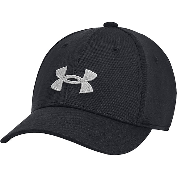 Under Armour Boy's Blitzing Cap (Black/Mod Gray, M/L)