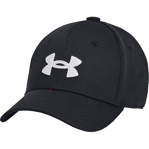 Under Armour Boy's Blitzing Cap (Black/White, M/L)