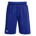 thumbnail image 1 of Under Armour Boy's Locker Shorts Royal Youth Medium, 1 of 2