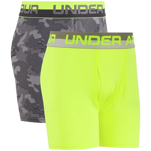 Under Armour Boy's Original Boxerjock 2-Pack Underwear Youth Medium Boxer Brief