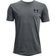 thumbnail image 1 of Under Armour Boy's Sportstyle Left Chest Short Sleeve T-Shirt (Pitch Gray/Black, L), 1 of 2