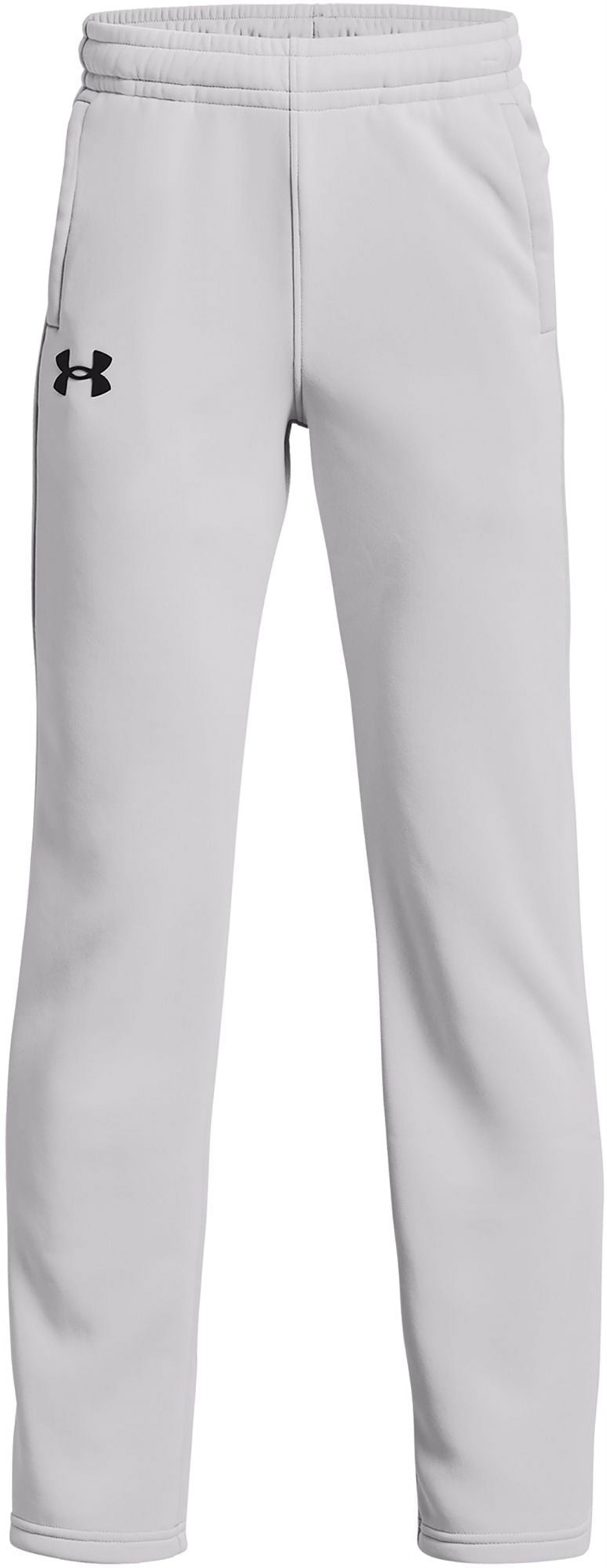 Under Armour Boy's UA Armour Fleece Pants (Halo Gray/Black, XS