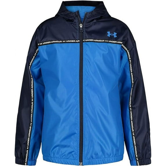 Under Armour Boy's Windbreaker Zip-Up Jacket Water Repellent and Windproof YXL