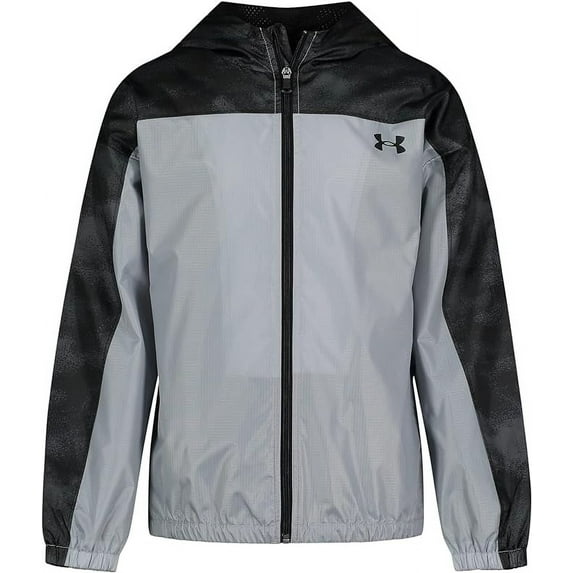 Under Armour Boy's Windbreaker Zip-Up Jacket Water Repellent and Windproof