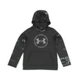 thumbnail image 1 of Under Armour Boys Armour Fleece Branded Hoodie, Black,M - US, 1 of 4