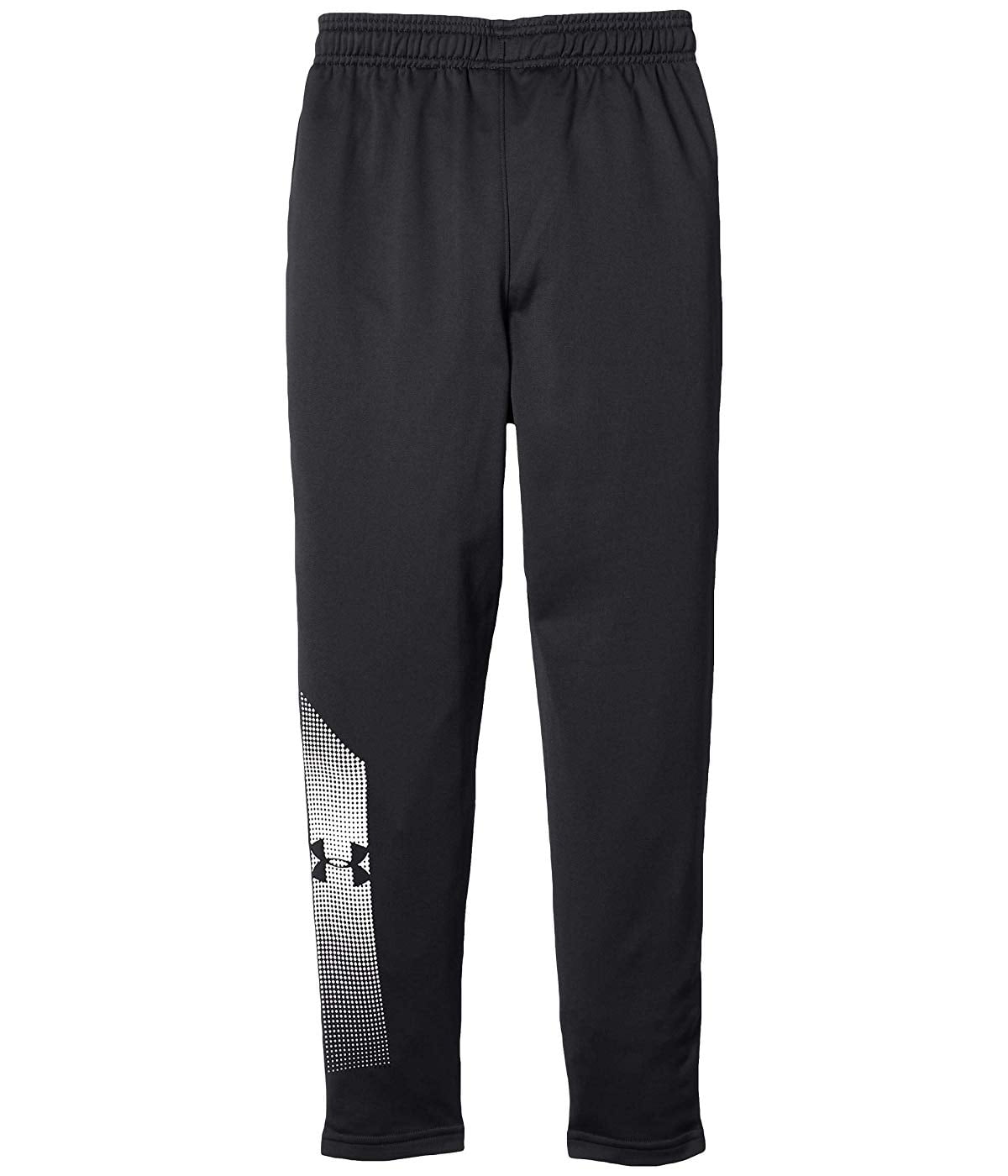 Under Armour Boys' Brawler Tapered Training Pants , Black (001)/White ,  Youth X-Small 