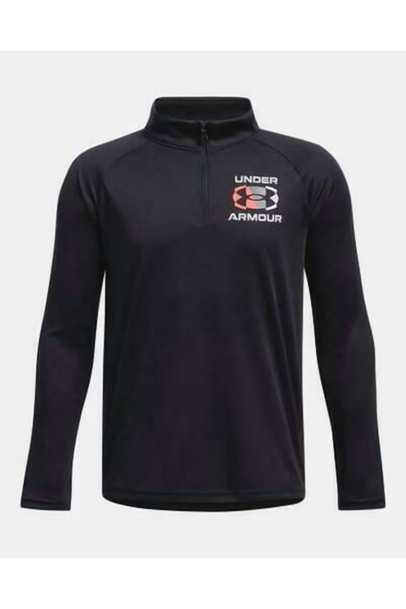 Boys MFO Velocity 1/4 Zip Black Size 5