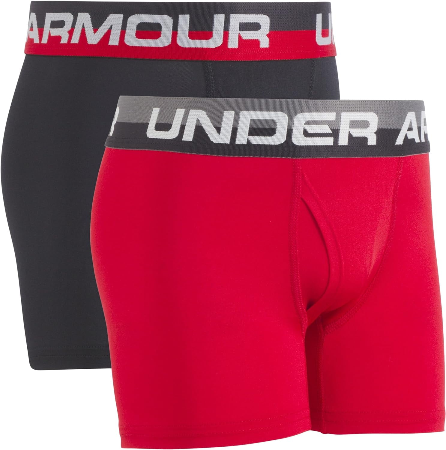 Under Armour Boys' Performance Boxer Briefs, Lightweight & Smooth
