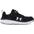 thumbnail image 1 of Under Armour Boys' Pre-School UA Assert 9 Alternate Closure Running Shoes Black/White/White - 3024635-001, 1 of 5