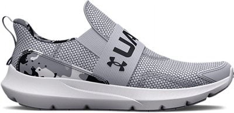 Under Armour Boys' Pre-School UA Surge Slip On Sneaker Mod Gray