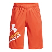 Under Armour Boys Prototype 2.0 Logo Shorts, 829 Papaya / / White, Youth X-Small