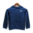 thumbnail image 1 of Under Armour Boys Rival Cotton Hoodie, Academy \ Onyx White,S - US, 1 of 4