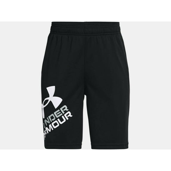 Under Armour Boys' UA Prototype 2.0 Logo Shorts 1361817-001 Black