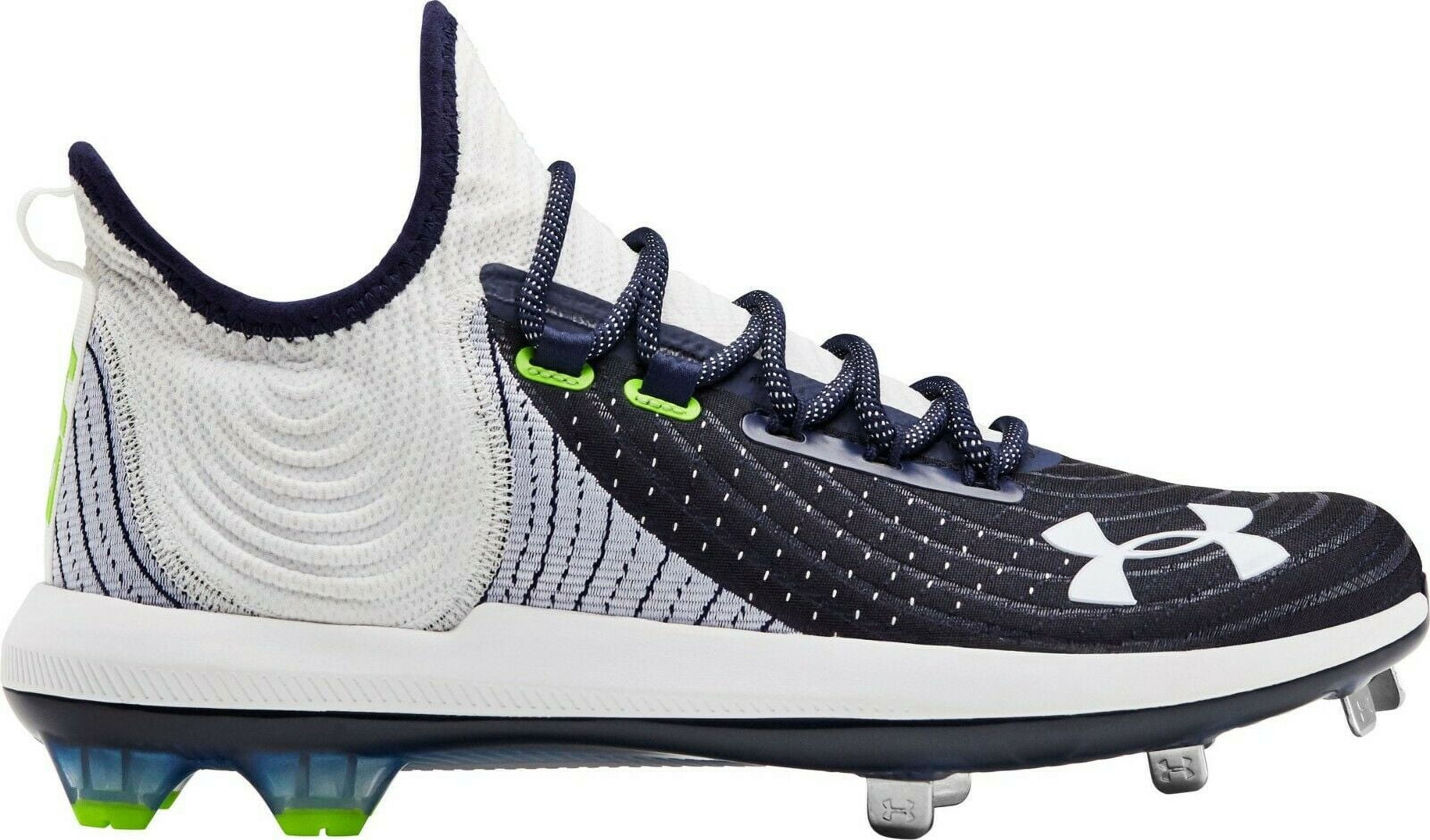 Under Armour Bryce Harper 4 Low Men's Metal Baseball Cleats, White