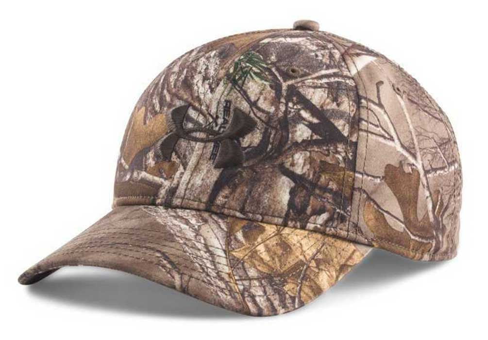 Under Armour Camo Snap Back Hat Cap, Realtree Xtra Brown Camo. 1238885-947