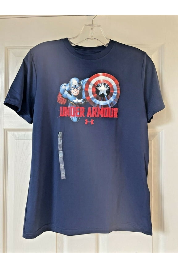 Captian America Youth Compression Shirt Size L