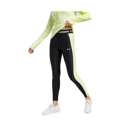 Under Armour Cb Legging Womens Active Pants Size M, Color: Black/Volt