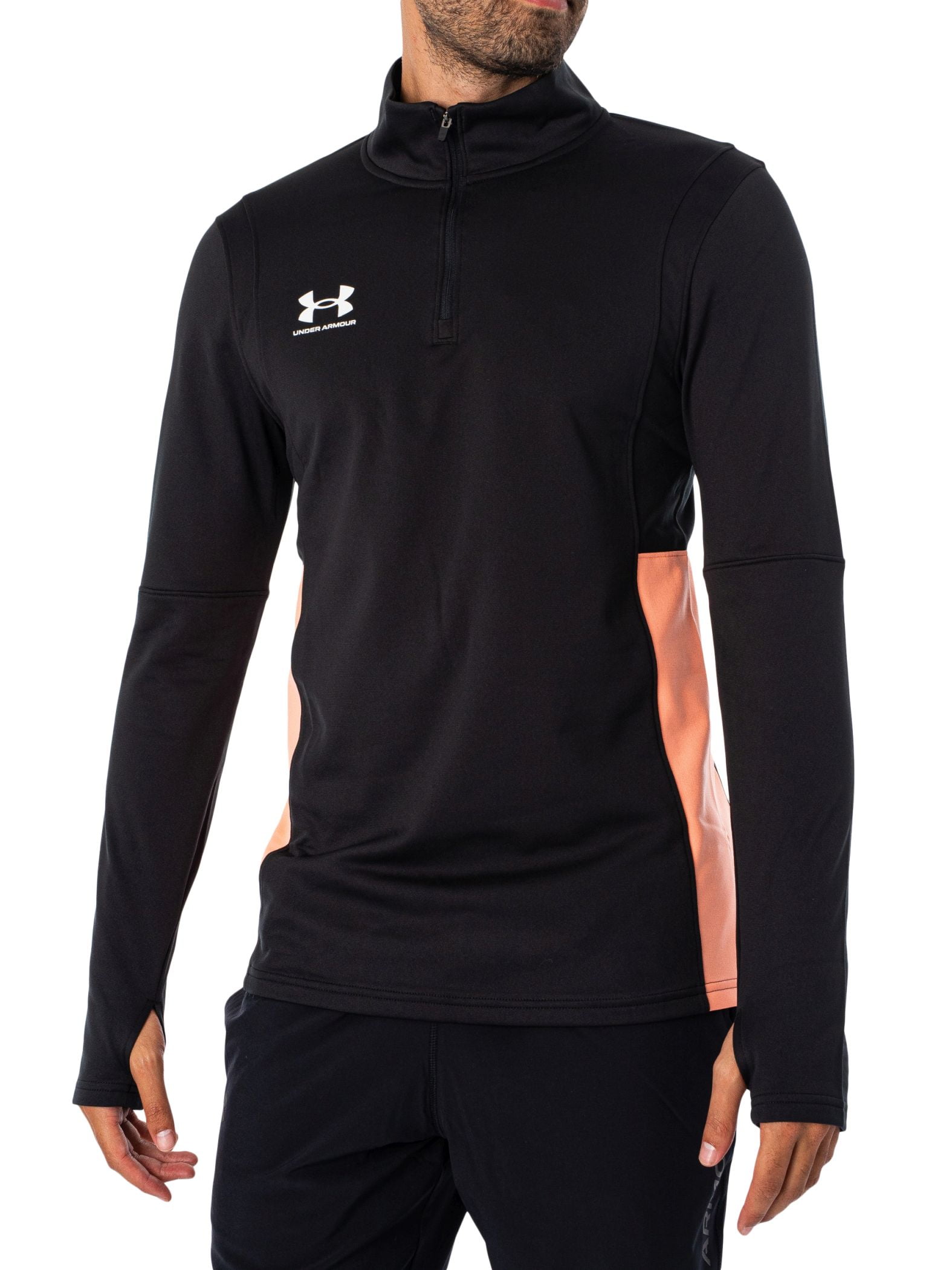 Under Armour Challenger Midlayer Top, Black - Walmart.com