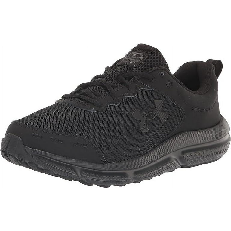 Under Armour Charged Assert 10 Men s Running Shoes Color Black Black Black Size 13 4E Walmart