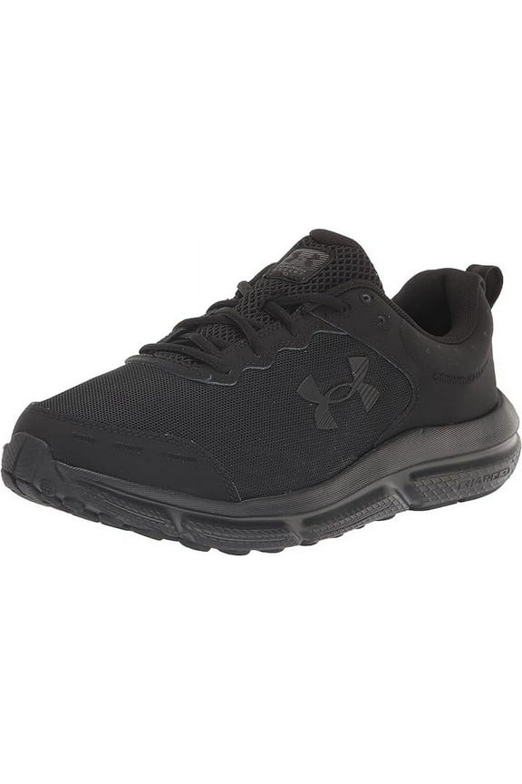 Charged Assert 10 Men's Running Shoes Color: Black Black Black Size: 8.5 4E