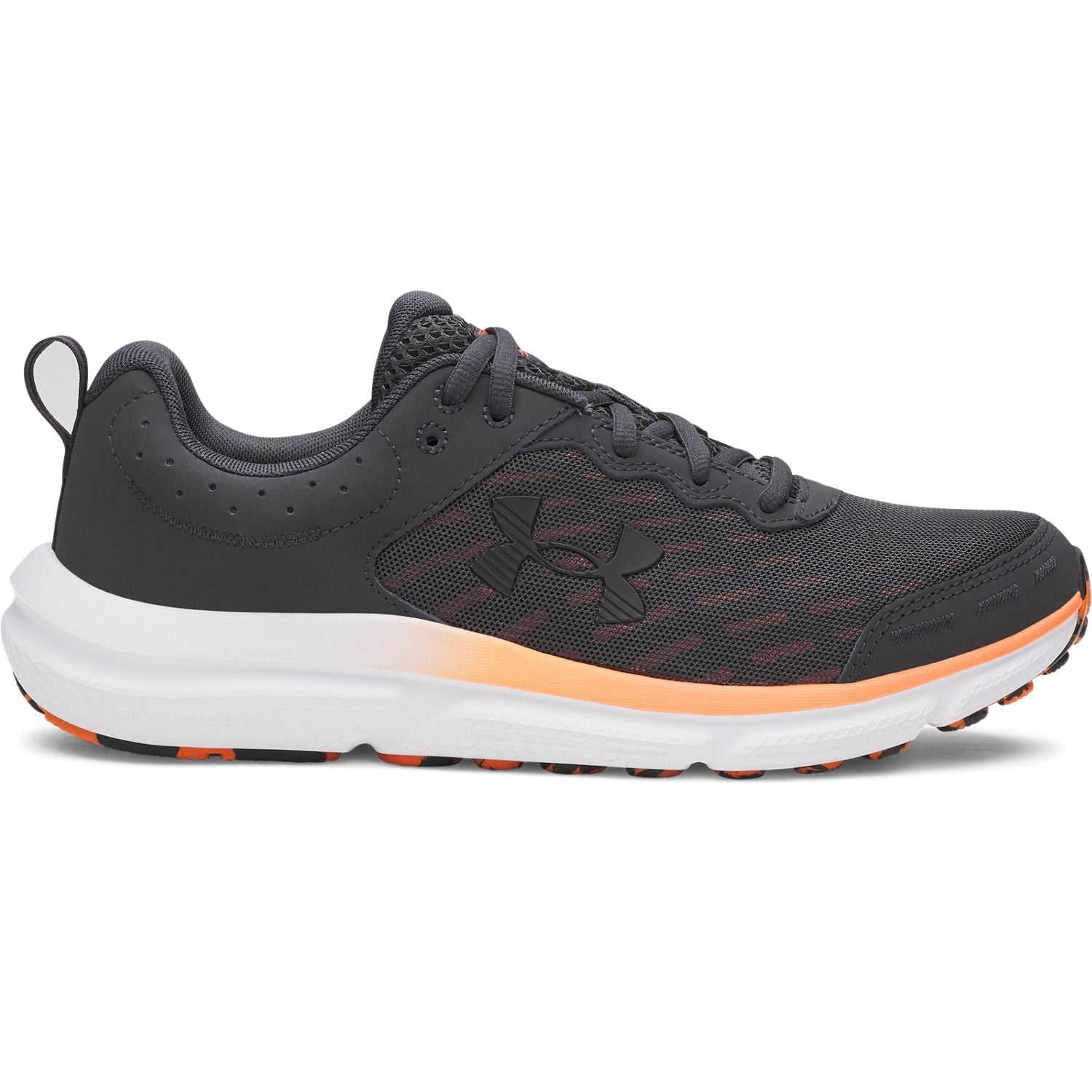 Under Armour UA Charged Assert 10 Shoes Mens 9.5 Grey/Orange Running Sneakers Under Armour Men main image 3