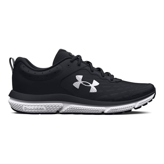 Under Armour Charged Assert 10 Women's Running Shoes Color: Black White Size: 7