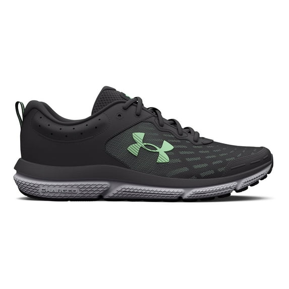 Under Armour Charged Assert 10 Women's Running Shoes Color: Jet Gray Aqua Foam Size: 6
