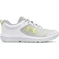 thumbnail image 1 of Under Armour Charged Assert 10 Women's Running Shoes Color: White Sonic Yellow Size: 10.5, 1 of 4