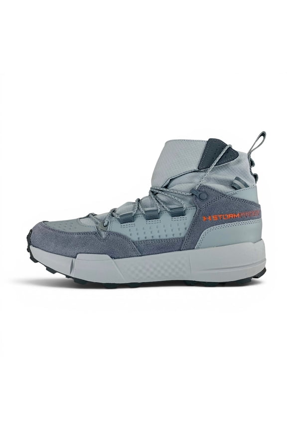 Charged Loadout Trek WP Waterproof Grey Men's Trail Running Hiking Shoes Boots 3027681-011, Men's U.S. Shoe Size 12
