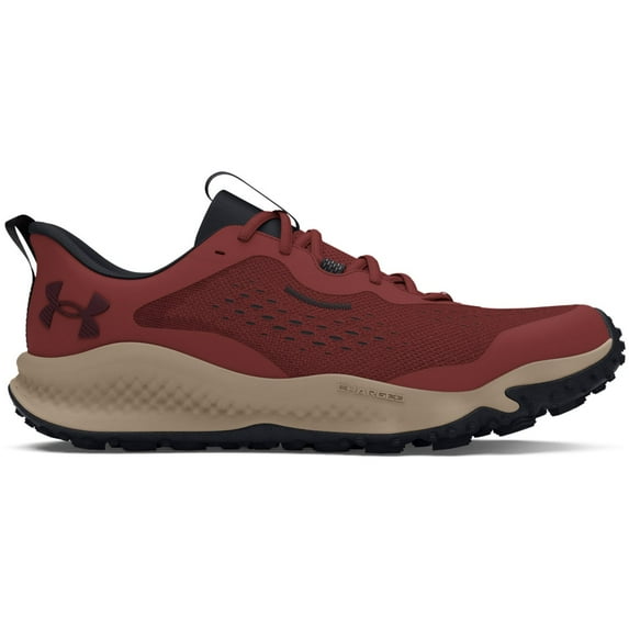 Under Armour Charged Maven Men's Trail Running Shoes Color: Red Taupe Maroon Size: 11