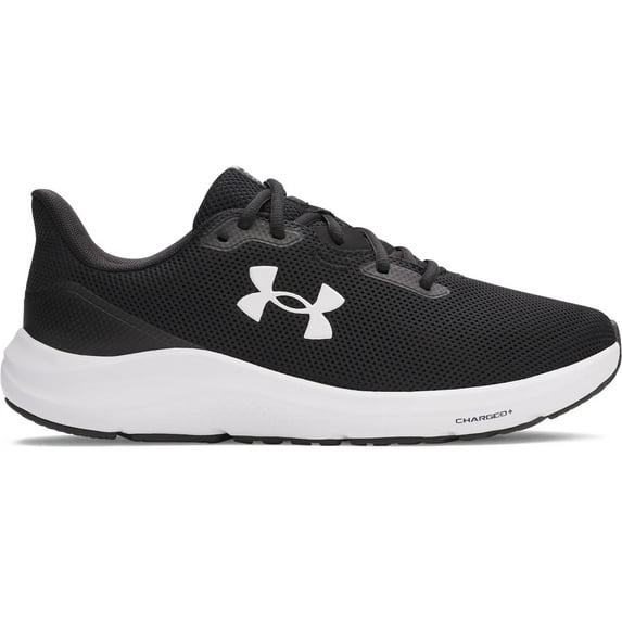 Under Armour Charged Pursuit 4 Men's Running Shoes Color: Black White Size: 8