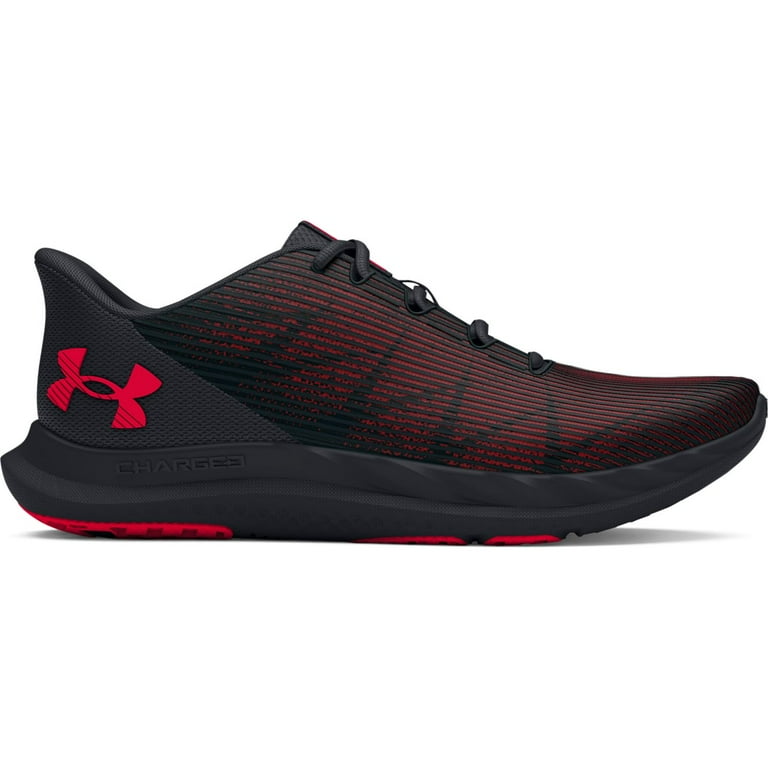 Under Armour Charged Speed Swift Men s Running Shoes Color Black Black Red Size 8 Walmart