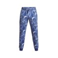 thumbnail image 1 of Under Armour Cloud Print Rival Jogger Mens Active Pants Size S, Color: Blue, 1 of 2