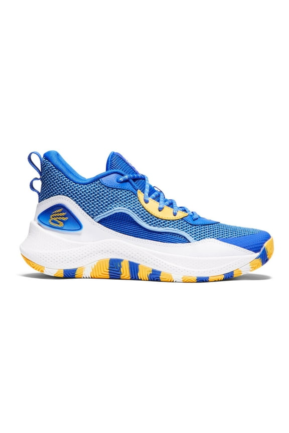 Curry 3Z 24 Men's Suede Basketball Shoes Color: Team Royal Size: M13W14.5