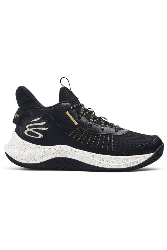 Curry 3Z7 Men's Basketball Shoes Color: Black Black Gold Size: 15