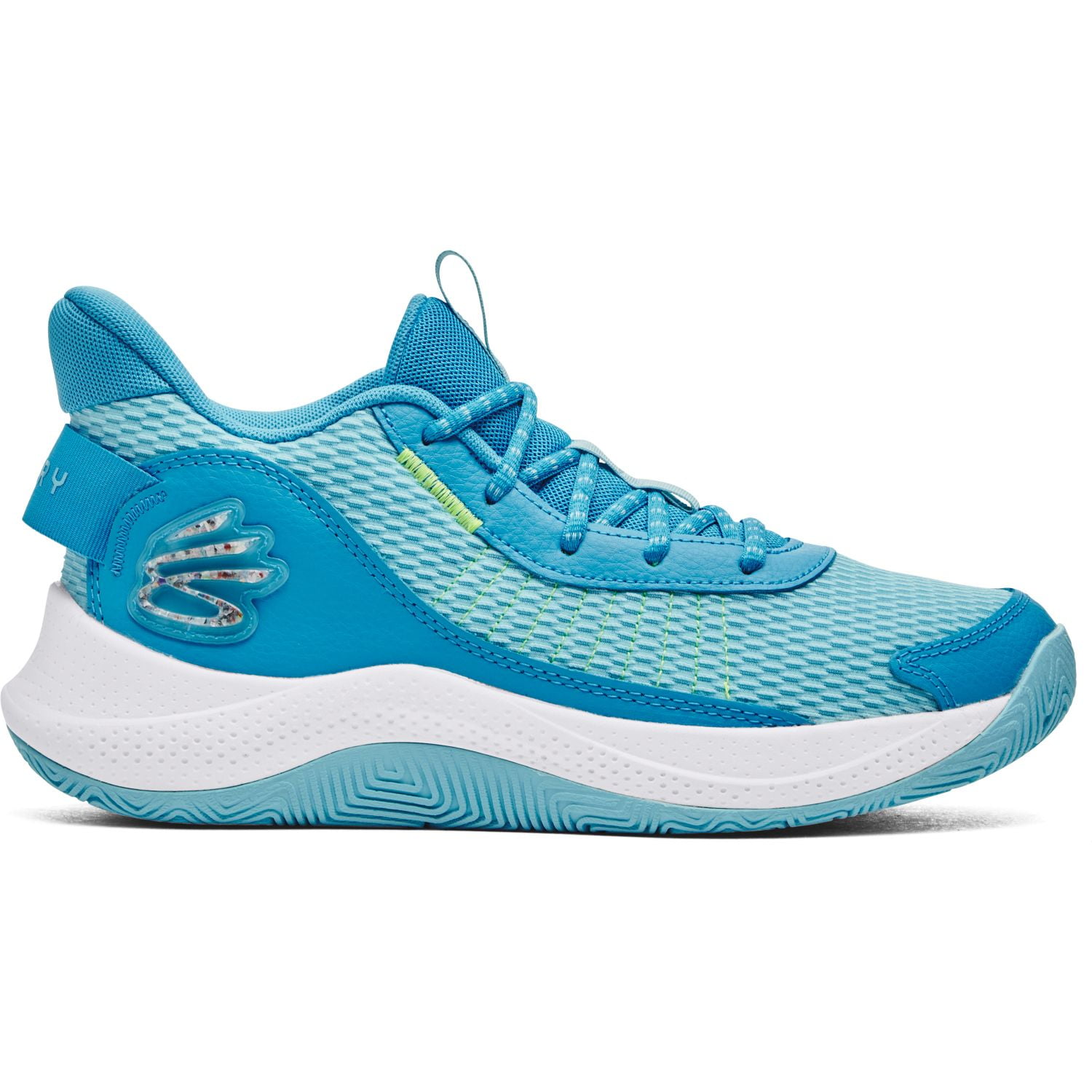 Under Armour Curry 3Z7 Men's Basketball Shoes Color: Blue Neon