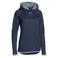 thumbnail image 1 of Under Armour Double Threat Women's UA Armour Fleece Hoodie Hoody (Navy, S), 1 of 2