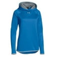 thumbnail image 1 of Under Armour Double Threat Women's UA Fleece Hoodie Hoody (Powderkeg Blue, XS), 1 of 2