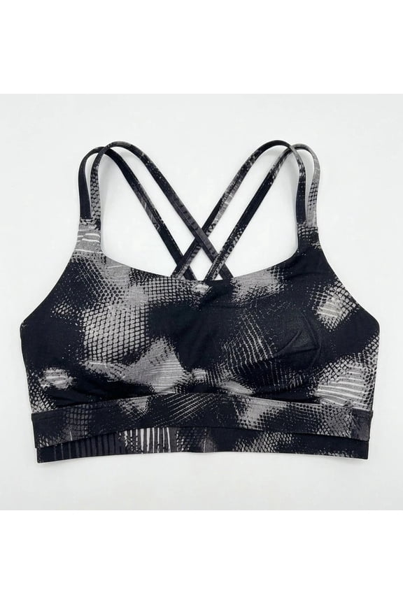 Women's Low Impact Padded Sports Bras Sport, Black