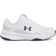 thumbnail image 1 of Under Armour Edge LTHR Men's Training Shoes Color: White Navy Size: 10.5, 1 of 4