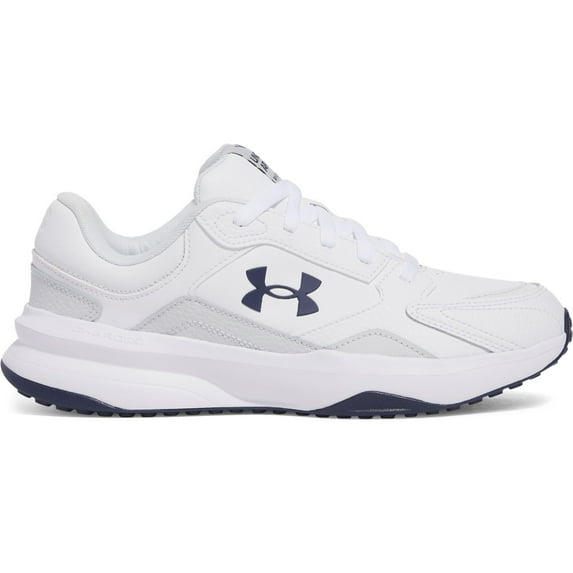 Under Armour Edge LTHR Men's Training Shoes Color: White Navy Size: 10.5